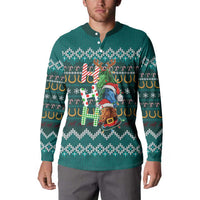 Horse Ho Ho Ho Christmas Design Button Sweatshirt Funny Xmas Holiday Patterns - Wonder Print Shop