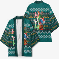 Horse Ho Ho Ho Christmas Design Kimono Funny Xmas Holiday Patterns - Wonder Print Shop