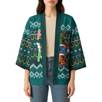 Horse Ho Ho Ho Christmas Design Kimono Funny Xmas Holiday Patterns - Wonder Print Shop
