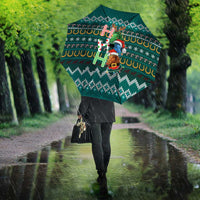 Horse Ho Ho Ho Christmas Design Umbrella Funny Xmas Holiday Patterns - Wonder Print Shop