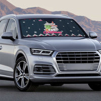 I Want A Hippopotamus Christmas Design Auto Sun Shade Xmas Holiday Patterns - Wonder Print Shop