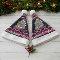 I Want A Hippopotamus Christmas Design Christmas Santa Hat Xmas Holiday Patterns - Wonder Print Shop