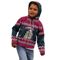 I Want A Hippopotamus Christmas Design Kid Hoodie Xmas Holiday Patterns - Wonder Print Shop