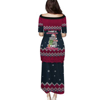 I Want A Hippopotamus Christmas Design Puletasi Xmas Holiday Patterns - Wonder Print Shop