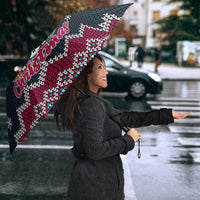 I Want A Hippopotamus Christmas Design Umbrella Xmas Holiday Patterns - Wonder Print Shop