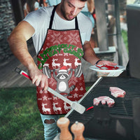 I Workout So I Can Eat Garbage Christmas Design Apron Xmas Holiday Patterns - Wonder Print Shop