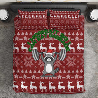I Workout So I Can Eat Garbage Christmas Design Bedding Set Xmas Holiday Patterns - Wonder Print Shop