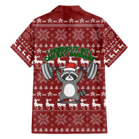 I Workout So I Can Eat Garbage Christmas Design Family Matching Long Sleeve Bodycon Dress and Hawaiian Shirt Xmas Holiday Patterns - Wonder Print Shop