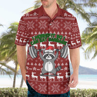 I Workout So I Can Eat Garbage Christmas Design Hawaiian Shirt Xmas Holiday Patterns - Wonder Print Shop