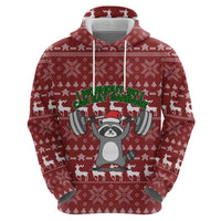 I Workout So I Can Eat Garbage Christmas Design Hoodie Xmas Holiday Patterns - Wonder Print Shop