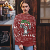 I Workout So I Can Eat Garbage Christmas Design Ugly Christmas Sweater Xmas Holiday Patterns - Wonder Print Shop