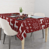 I Workout So I Can Eat Garbage Christmas Design Tablecloth Xmas Holiday Patterns - Wonder Print Shop