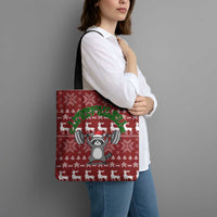 I Workout So I Can Eat Garbage Christmas Design Tote Bag Xmas Holiday Patterns - Wonder Print Shop