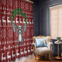 I Workout So I Can Eat Garbage Christmas Design Window Curtain Xmas Holiday Patterns - Wonder Print Shop