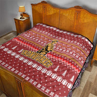 Christmas Ironworker American Flag Quilt Xmas Holiday Patterns - Wonder Print Shop