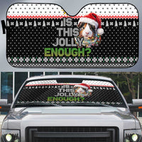 Christmas Is It Jolly Enough Guinea Pig Auto Sun Shade Xmas Holiday Patterns - Wonder Print Shop