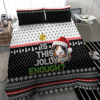 Christmas Is It Jolly Enough Guinea Pig Bedding Set Xmas Holiday Patterns - Wonder Print Shop