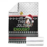Christmas Is It Jolly Enough Guinea Pig Blanket Xmas Holiday Patterns - Wonder Print Shop