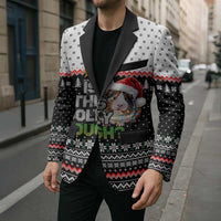 Christmas Is It Jolly Enough Guinea Pig Blazer Xmas Holiday Patterns - Wonder Print Shop