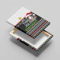 Christmas Is It Jolly Enough Guinea Pig Canvas Wall Art Xmas Holiday Patterns - Wonder Print Shop