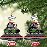 Christmas Is It Jolly Enough Guinea Pig Ceramic Ornament Xmas Holiday Patterns - Wonder Print Shop