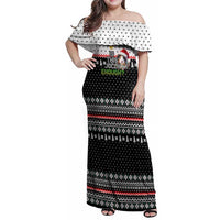 Christmas Is It Jolly Enough Guinea Pig Family Matching Off Shoulder Maxi Dress and Hawaiian Shirt Xmas Holiday Patterns - Wonder Print Shop