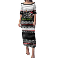 Christmas Is It Jolly Enough Guinea Pig Family Matching Puletasi and Hawaiian Shirt Xmas Holiday Patterns - Wonder Print Shop