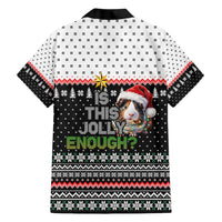 Christmas Is It Jolly Enough Guinea Pig Family Matching Short Sleeve Bodycon Dress and Hawaiian Shirt Xmas Holiday Patterns - Wonder Print Shop