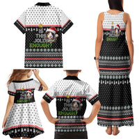 Christmas Is It Jolly Enough Guinea Pig Family Matching Tank Maxi Dress and Hawaiian Shirt Xmas Holiday Patterns - Wonder Print Shop