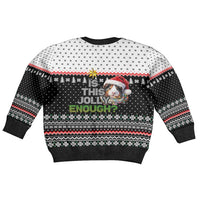 Christmas Is It Jolly Enough Guinea Pig Kid Ugly Christmas Sweater Xmas Holiday Patterns - Wonder Print Shop