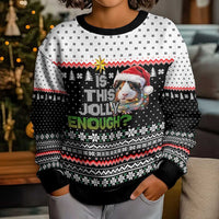 Christmas Is It Jolly Enough Guinea Pig Kid Ugly Christmas Sweater Xmas Holiday Patterns - Wonder Print Shop