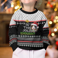 Christmas Is It Jolly Enough Guinea Pig Kid Ugly Christmas Sweater Xmas Holiday Patterns - Wonder Print Shop