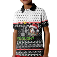 Christmas Is It Jolly Enough Guinea Pig Kid Polo Shirt Xmas Holiday Patterns - Wonder Print Shop