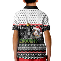 Christmas Is It Jolly Enough Guinea Pig Kid Polo Shirt Xmas Holiday Patterns - Wonder Print Shop