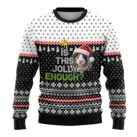 Christmas Is It Jolly Enough Guinea Pig Ugly Christmas Sweater Xmas Holiday Patterns - Wonder Print Shop