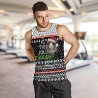 Christmas Is It Jolly Enough Guinea Pig Men Tank Top Xmas Holiday Patterns - Wonder Print Shop