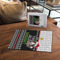 Christmas Is It Jolly Enough Guinea Pig Puzzle Xmas Holiday Patterns - Wonder Print Shop
