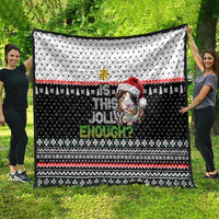 Christmas Is It Jolly Enough Guinea Pig Quilt Xmas Holiday Patterns - Wonder Print Shop