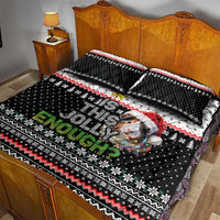 Christmas Is It Jolly Enough Guinea Pig Quilt Bed Set Xmas Holiday Patterns - Wonder Print Shop