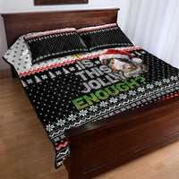 Christmas Is It Jolly Enough Guinea Pig Quilt Bed Set Xmas Holiday Patterns - Wonder Print Shop