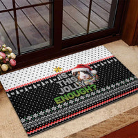 Christmas Is It Jolly Enough Guinea Pig Rubber Doormat Xmas Holiday Patterns - Wonder Print Shop