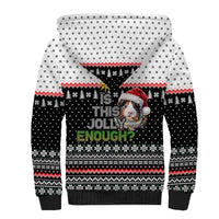 Christmas Is It Jolly Enough Guinea Pig Sherpa Hoodie Xmas Holiday Patterns - Wonder Print Shop