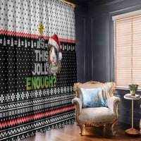 Christmas Is It Jolly Enough Guinea Pig Window Curtain Xmas Holiday Patterns - Wonder Print Shop