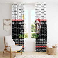 Christmas Is It Jolly Enough Guinea Pig Window Curtain Xmas Holiday Patterns - Wonder Print Shop
