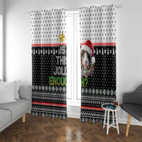 Christmas Is It Jolly Enough Guinea Pig Window Curtain Xmas Holiday Patterns - Wonder Print Shop