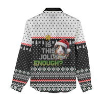 Christmas Is It Jolly Enough Guinea Pig Women Casual Shirt Xmas Holiday Patterns - Wonder Print Shop