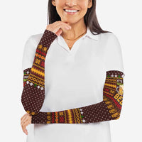 Christmas Its The Most Wonderful Time For A Beer Arm Sleeves Xmas Holiday Patterns - Wonder Print Shop