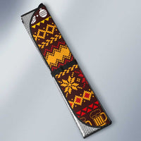 Christmas Its The Most Wonderful Time For A Beer Auto Sun Shade Xmas Holiday Patterns - Wonder Print Shop