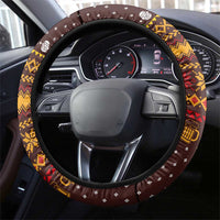 Christmas Its The Most Wonderful Time For A Beer Steering Wheel Cover Xmas Holiday Patterns - Wonder Print Shop