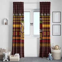 Christmas Its The Most Wonderful Time For A Beer Window Curtain Xmas Holiday Patterns - Wonder Print Shop